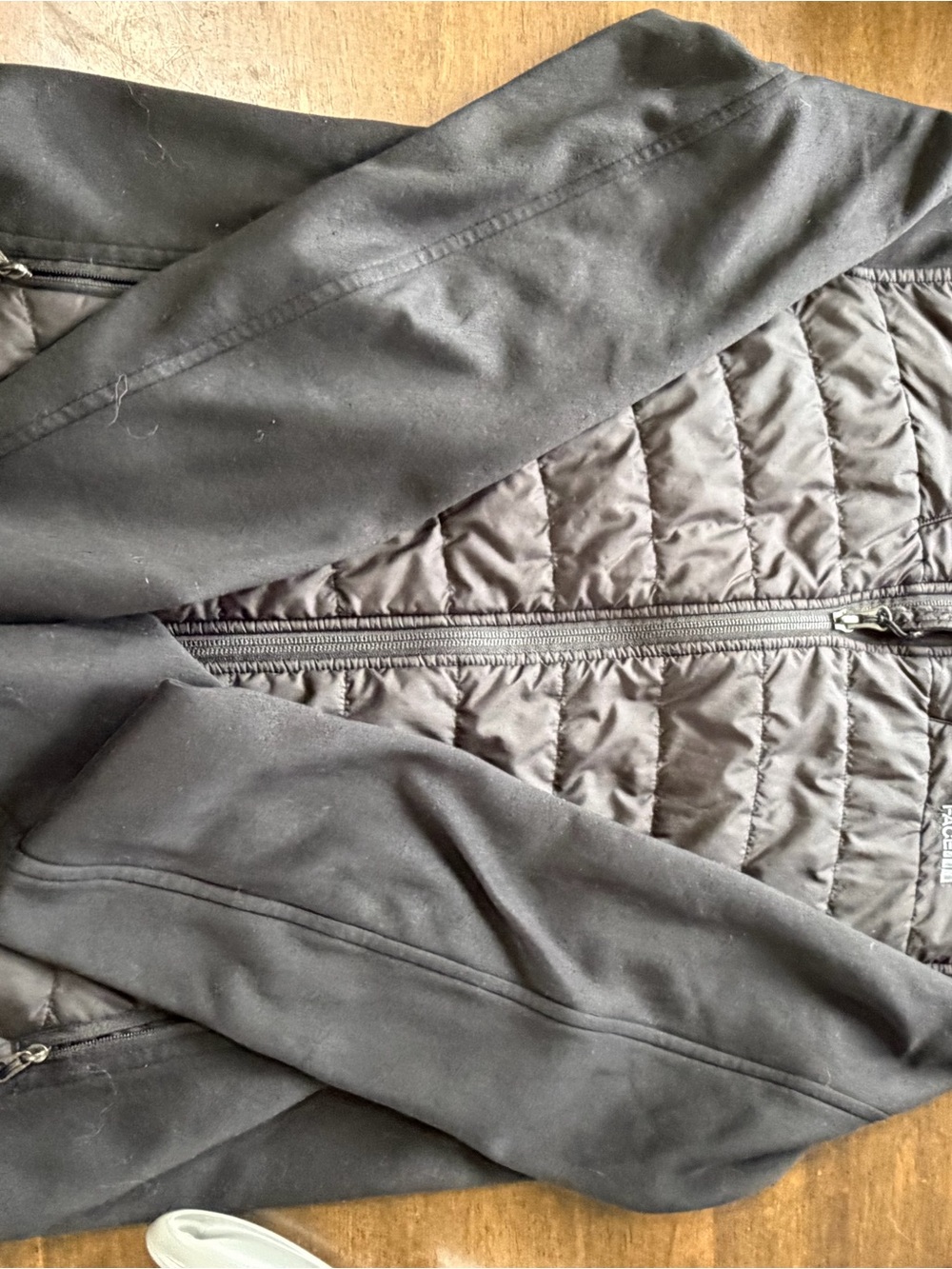 The North Face Black Quilted Hybrid Jacket